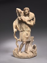 The Good Shepherd, 280-290. Late Roman, Asia Minor, early Christian, 3rd century. Marble; overall: