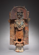 Incensario (Incense Burner) Support, 600-900. Mesoamerica, Maya, Palenque region, Classic Period