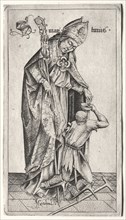 St. Martin. Israhel van Meckenem (German, c. 1440-1503). Engraving