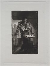 The Blacksmith, 1833. Eugène Delacroix (French, 1798-1863). Aquatint, drypoint and roulette