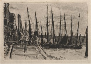 Billingsgate, 1859. James McNeill Whistler (American, 1834-1903). Etching