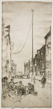 The Mast, 1880. James McNeill Whistler (American, 1834-1903). Etching