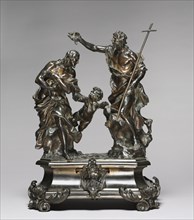 Baptism of Christ, designed 1645-1646, probably made 1650-1655. Alessandro Algardi (Italian,