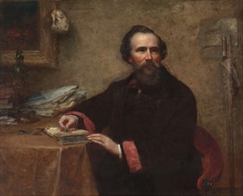 Portrait of Genio C. Scott, 1859. Eastman Johnson (American, 1824-1906). Oil on canvas; unframed: