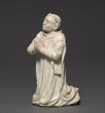 Kneeling Carthusian Monk, c. 1380-1400. France, Burgundy, Dijon, 14th century. Marble; overall: 24