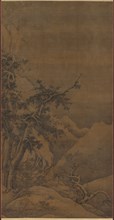 Birds in a Grove in a Mountainous Winter Landscape, 1100s. Possibly by Gao Tao (Chinese, 1100s).