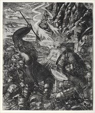 The Resurrection, 1588. Philipp Uffenbach (German, 1566-1636). Etching