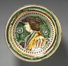 Plate, c. 1500-1510. Italy, early 16th century. Red earthenware, incised slipware; diameter: 32.4