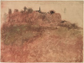 Estérel Village, c. 1890. Edgar Degas (French, 1834-1917). Monotype; sheet: 29.9 x 39.9 cm (11 3/4