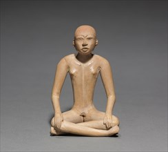 Seated Figurine, 1-700. Mexico, Gulf Coast, Huastec area (near Pánuco), 1st-8th Century.