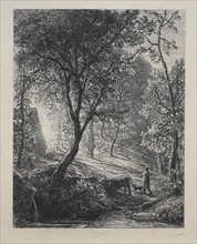 The Herdsman's Cottage, 1850. Samuel Palmer (British, 1805-1881). Etching
