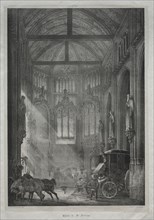 Church of St. Nicholas, Rouen, 1823. And Charles Louis Lesaint (French, 1795-aft 1843), Théodore