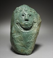 Tlaloc, c. 1200-1519. Central Mexico, Aztec, 13th-16th century. Stone; overall: 29 x 19.5 x 13.5 cm