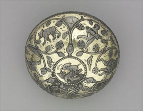 Bowl, 500-700. Iran, Sasanian, 6th-8th century. Silver; overall: 5 x 13.4 cm (1 15/16 x 5 1/4 in.).