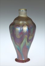 Vase, c. 1900. Louis Comfort Tiffany (American, 1848-1933). Favrile glass; overall: 15.9 cm (6 1/4