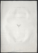 La Maison hantée:  Frontispiece, 1896. Odilon Redon (French, 1840-1916). Lithograph