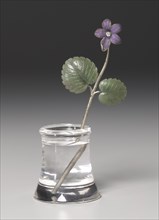 Violet, late 1800s - early 1900s. Firm of Peter Carl Fabergé (Russian, 1846-1920). Enamel, silver