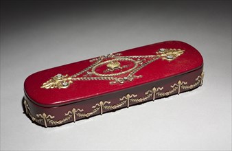 Lacquer Box, c. 1890. Factory N. Lukutin (Russian), firm of Peter Carl Fabergé (Russian, 1846-1920)