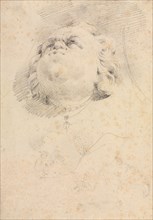Sketch of a Heads after Giambologna's Neptune Fountain, c. 1654. Attributed to Christophe Veyrier