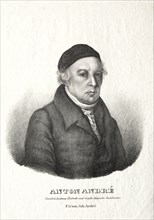 Portrait of Anton André. Johann André (German, 1775-1842). Lithograph