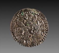 Drachma, 600-700. Afghanistan, Hephtalite Period, 7th-8th century. Silver; diameter: 2.6 x 0.1 cm