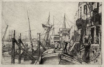The Limehouse, 1871. James McNeill Whistler (American, 1834-1903). Etching; sheet: 33.3 x 22.2 cm