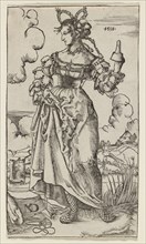 The Wise and Foolish Virgins: The Fifth Foolish Virgin, 1518. Nikolaus Manuel Deutsch (Swiss, c.