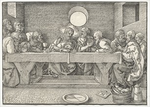 The Last Supper, 1523. Albrecht Dürer (German, 1471-1528). Woodcut