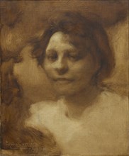 Madame Case, after September 1900, probably summer 1901. Eugène Carrière (French, 1849-1906). Oil