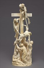 Descent from the Cross, 1653. Adam Lenckhardt (German, 1610-1661). Ivory; overall: 44.8 x 16.5 x 12