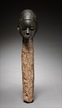 Head, c. 1900. Western Sudan, Burkina Faso, Lobi, early 20th century. Wood and pigment; overall: 63