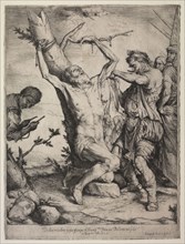 The Martyrdom of St. Bartholomew, 1624. Jusepe de Ribera (Spanish, 1591-1652). Etching