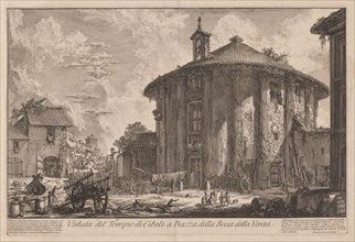 Views of Rome:  The Temple of Portunus (?), 1758. Giovanni Battista Piranesi (Italian, 1720-1778).