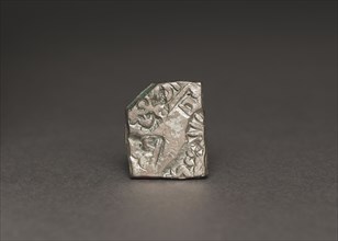 Punch-Marked Coin, 400-300 BC. India, Rajasthan, Maurya Period (322-185 BC). Silver; overall: 1.4 x