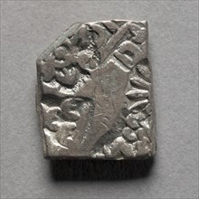 Punch-Marked Coin, 400-300 BC. India, Rajasthan, Maurya Period (322-185 BC). Silver; overall: 1.4 x