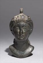 Balance Weight formed as the Bust of an Empress, c. 390-400. Byzantium, Theodosian period, 4th