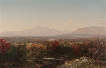 An October Day in the White Mountains, 1854. John Frederick Kensett (American, 1816-1872). Oil on