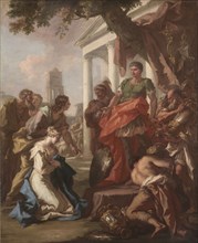 The Continence of Scipio, c. 1710. Giovanni Antonio Pellegrini (Italian, 1675-1741). Oil on canvas;