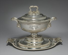 Covered Tureen and Stand , 1812. Paul Storr (British, 1771-1844). Silver; overall: 35.2 x 43.2 cm