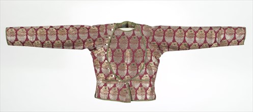 Jacket, 1800s. India, 19th century. Woven silk and metal threads, cotton; overall: 52 x 157.5 cm