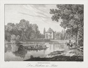 Nieder-oesterreich, Das Lusthaus im Prater. Jakob Alt (Austrian, 1789-1872). Lithograph