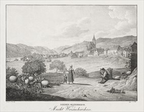 Nieder-oesterreich, Markt Weisenkirchen. Jakob Alt (Austrian, 1789-1872). Lithograph