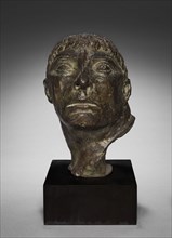 Mask of Hercules, 1909. Emile Antoine Bourdelle (French, 1861-1929). Bronze; overall: 37.2 cm (14