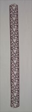 Ribbon, c. 1890s. France, Late 19th Century. Silk, damask weave; overall: 117.5 x 9.8 cm (46 1/4 x