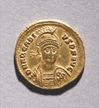 Tremissis of Honorius , 395-423. Byzantium, Ravenna, Byzantine period, late 4th-early 5th Century.