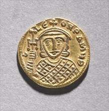 Solidus with Leo IV the Khazar and His Father Constantine V Copronymus (obverse), c. 751-775.