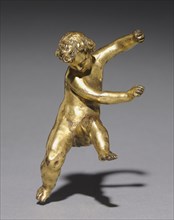 Putto, late 1500s. Italy, Rome, 16th century. Gilt bronze; overall: 9.3 x 7.7 x 4.2 cm (3 11/16 x 3