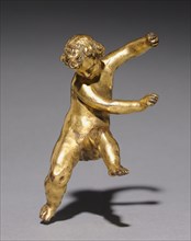 Pair of Putti, late 1500s. Italy, Rome, 16th century. Gilt bronze; overall: 9.3 x 7.7 x 4.2 cm (3