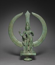 Trident with Shiva as Half-Woman (Ardhanarishvara), c. 1050. South India, Tamil Nadu, Chola period