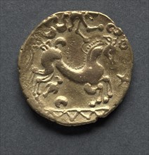 Bellovaci Stater (reverse), c. 125-100 B.C.. England (Ancient Britain), 2nd century B.C.. Gold;